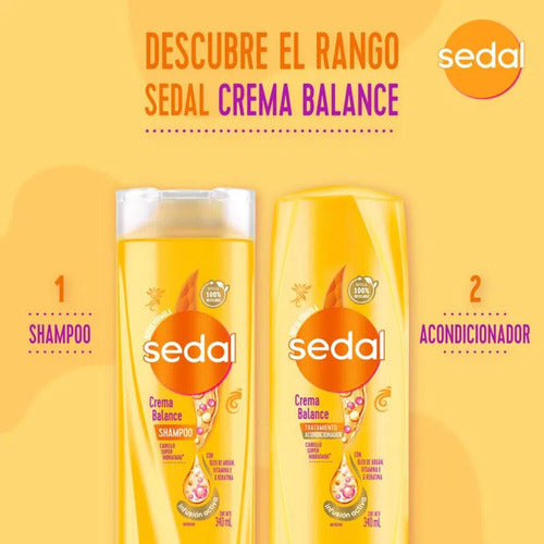 Pack Acondicionador Sedal Crema Balance 190 Ml 5