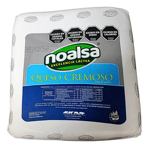 Noalsa Cream Cheese (3.8 Kg Wheel) Gluten-Free 0