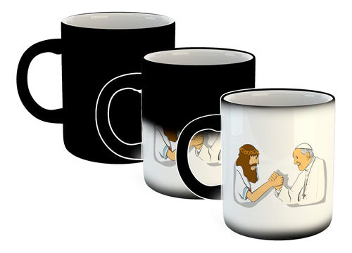 Tienda Cubik Taza Magica Papa Francisco Religion Catolica M7 0