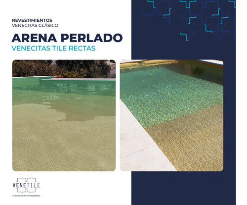 VeneTile Venecitas Revestimiento Piscina Por M2 Perlados Cta 1