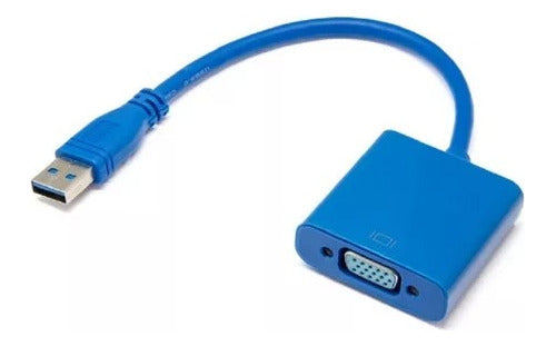 VGA Cable Adapter Converter USB 3.0 to Female VGA with CD 0