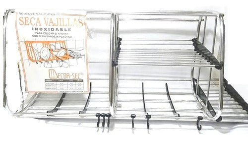 DECORSEC Medium Aluminum Dish Drying Rack 0