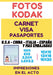 Kodak Foto Canet Pasaportes 4x4 5x5 3,5x4 3,2x2,6 Zona Cas Palermo 0