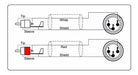 Adam Hall XLR Male to RCA Cable 1.5m KCREF701150 1