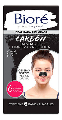 Bioré Deep Cleaning Nose Strips with Charcoal 6u 3c 3