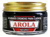 Arola Leather Cream Chocolate Nutrient and Protection 60 cc Tin 0