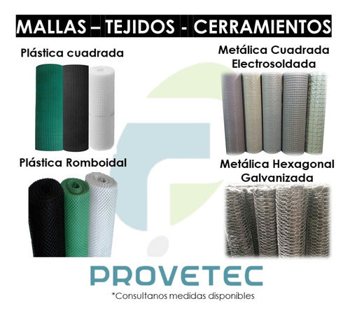 Provetec Galvanized Welded Mesh 25x25 2.1mm 1mx5m 6