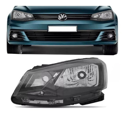 OEM Black Headlight for VW Gol Trend MSI 2016-2018 6