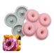 Tutu's Cakes Silicone Donut Mold with 4 Cavities 0