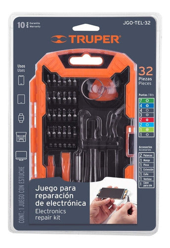 Truper Juego Herramientas 32 Pz Reparación Celulares 17762 1