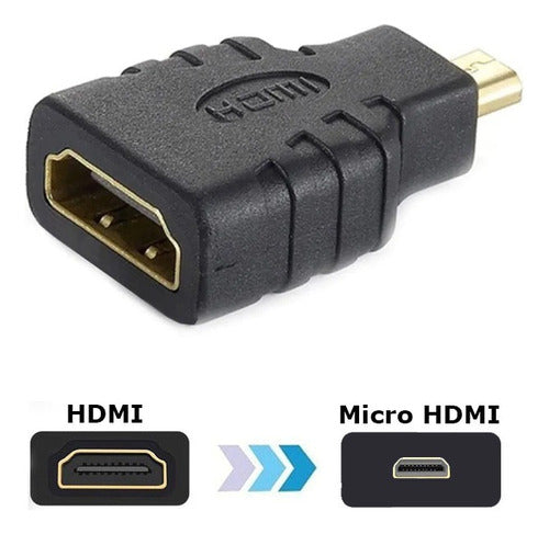 Int.Co Adaptador Microhdmi M - Hdmi H 1