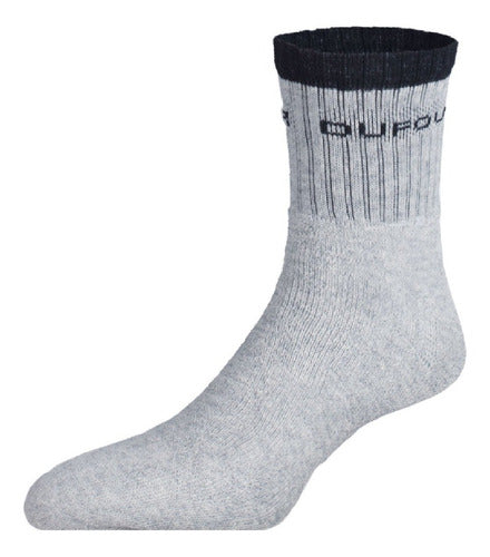 Pack of 12 Dufour High Socks for Men Cotton with Towel A. 2039 1