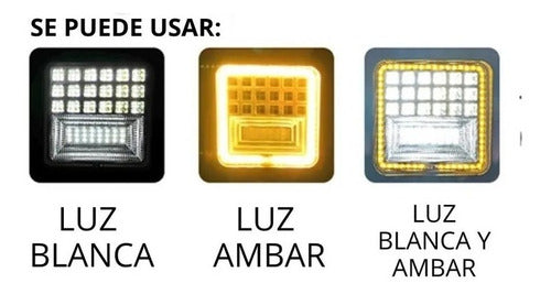 Luxled 42 LED 126W Beacon Function for Tractor 4x4 Automobile 2