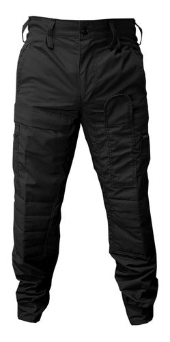 Premium Black Tactical Multi-Pocket Ripstop Police Pants 6