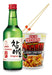 Saquê Coreano Soju Jinro Classic 360ml + Cup Noodles Picante 0