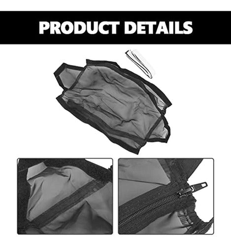 Drfeify Rc Car Guard Cover, Chasis Dust Resist Cover Nylon Mesh Rc C 3