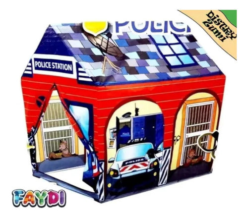 Police Station Playhouse Tent by DistryZumi 1