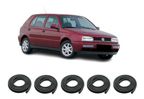 Volkswagen Vw Golf 5P 1995/98 Burletes (for 4 Doors and the Trunk) 0