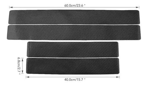 Tuning Accessory Carbon Fiber Door Sill Covers Ford Focus 2008 Kenny 2