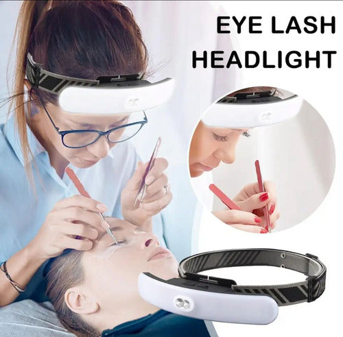 LED Light Headband - Eyebrows - Eyelashes - Lash Technicians - Professional 5