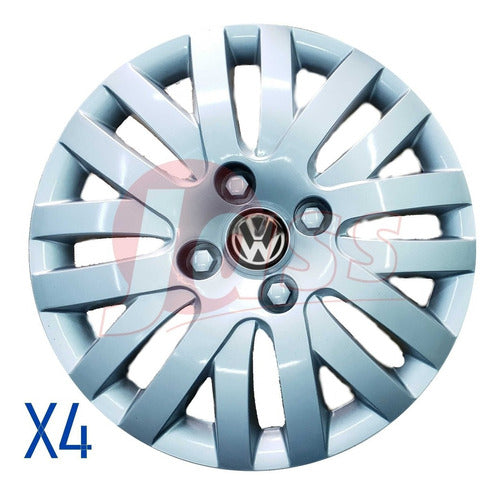 Set of 4 13-Inch Wheel Covers for Gol Corsa Clio Ka Palio Fiesta Auto 6