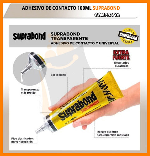 Suprabond Transparent Contact Adhesive 100ml 3