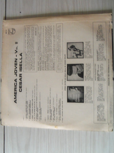 Vinilo Discos América Joven Ii, César Isella, Philips, 1973 1