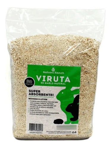 Viruta De Marlo Natural Absorbente 455gr. Universal Pets 0