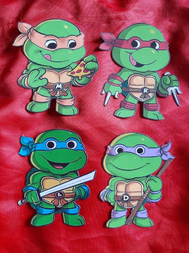 La Colmena de los Zánganos Ninja Turtles Magnets Pack of 4 3