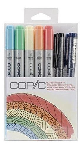 Copic Marker Dkrain Doodle Kit, Arco Iris 0