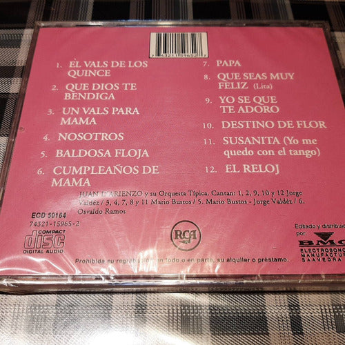 Juan D'arienzo -.el Vals De Los Quince - Cd Nuevo Tango 1