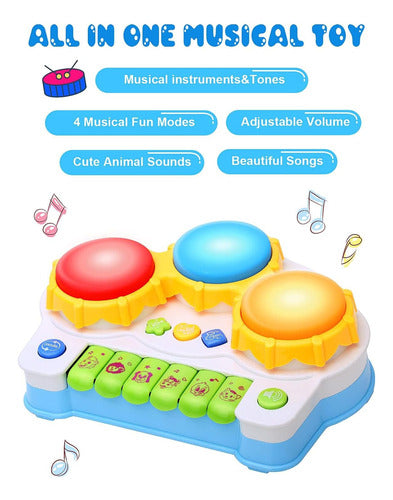 Kingsdragon Musical Light Keyboard for Babies, Educational Toy 4