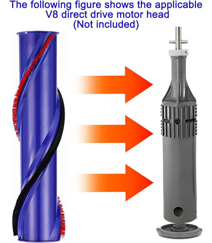 Cepillo De Repuesto Yakerooter V8 Cepillo De Barra De Cepill 1