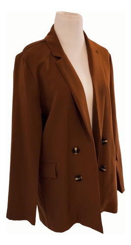 Brown Tailored Blazer 1