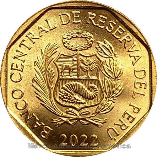 Perú 20 Céntimos Coin 2022 Uncirculated 1