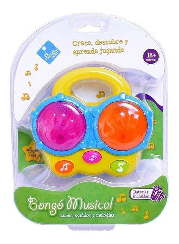 Bongo Tambor Infantil Musical Dulces Melodias Mt3 7199 Ttm 0