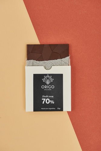 Origo Chocolate 70% Cacao Vegano Sin Azúcar Apto Keto Apto Aplv 2