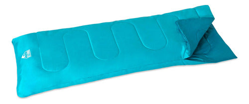 Bestway Compact Padded Sleeping Bag 180cm Travel Turquoise 0