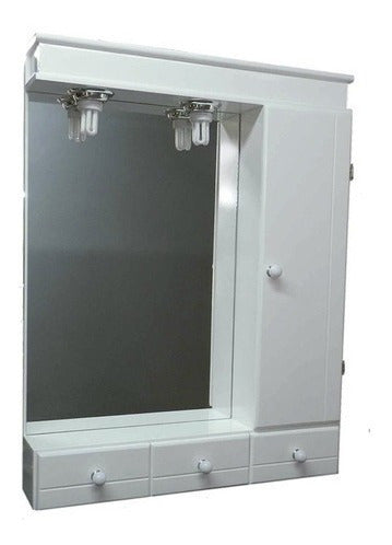 Enría Medicine Cabinet with Lights 65x85cm White A13 0