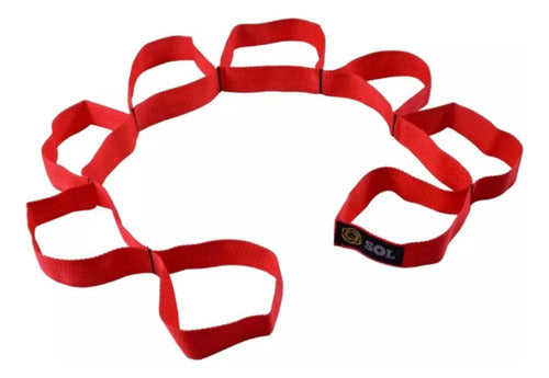 Sol Yoga Stretching Belt Pack of 3 0