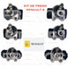 Set of 6 Renault R6 Brake Cylinders (4 Front + 2 Rear) 1