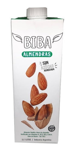 Almond Beverage 1L Biba Gluten-Free x 6 units 0