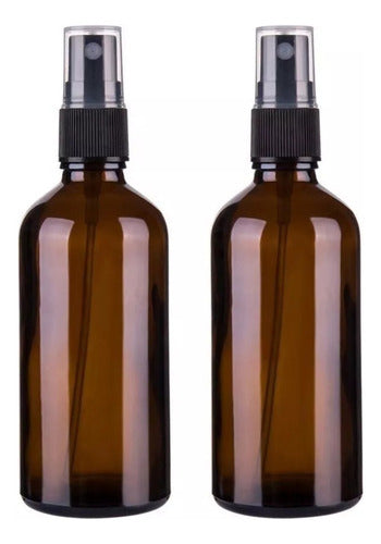 Amber Glass Bottle 55ml X 10 Units Spray 0