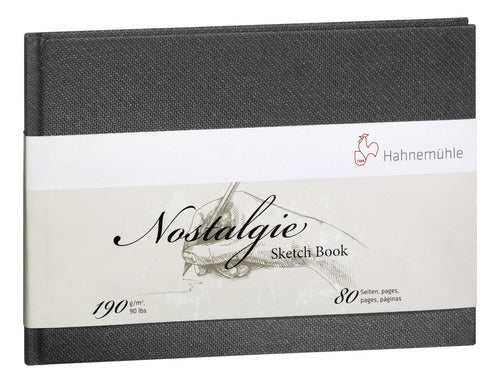 Sketch Book Hahnemuhle Nostalgie A4 190g/m2 40 Fls Landscape 0