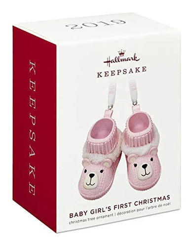 Hallmark Keepsake Ornament 2019 Year Dated Baby Girl's First 1