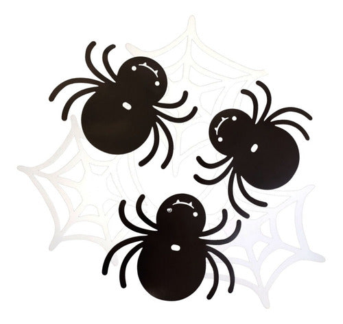 Spider Web Spider Balloon Halloween Terror Garland 250cm Spiders 2