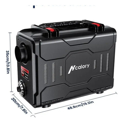 Calefactor/calefaccion Diesel 12v Control/bluetooth 5kw 2