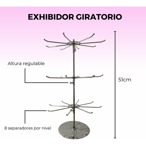 Exhibidores Viana Exhibidor Giratorio: Ideal Para Mostradores - Exhibidor Joya 1