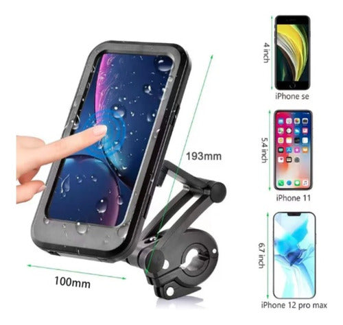 Generic Magnetic Articulated Cell Phone Holder for Motorcycle & Bicycle 2