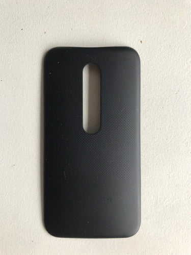 Tapa Trasera Moto G3 Xt 1542-1540 Original Negro Factura 0